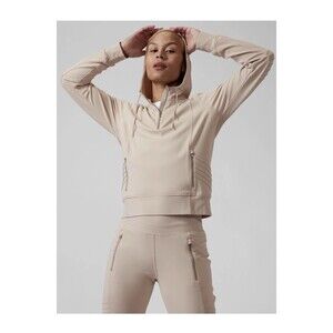 Athleta Venice Moto Hoodie in Abalone ~ Size Medium